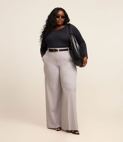 Body en Microfibra con Escote Canoa Curve & Plus Size 4