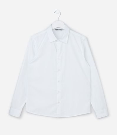 Camisa Infantil con Fibra de Bambu y Cierre por Botones - Talle 5 a 14 años