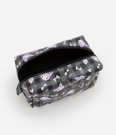 Neceser Rectangular Media con Estampa Kuromi 2