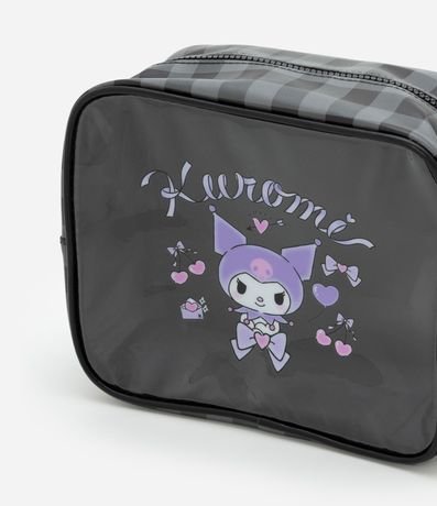 Neceser Rectangular Grande con Estampa Kuromi 2