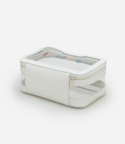 Necesaire Rectangular Grande con Lettering Optimist 3