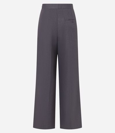 Pantalón Recto Sastrería con Aleta en la Cintura 2