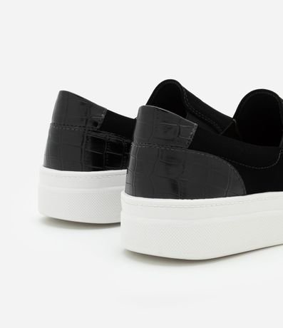 Championes Slip On con Efecto Gamuza y Crocco 5