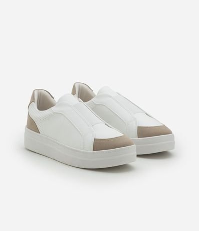 Championes Slip On en PU con Recortes y Elástico para Calce 2