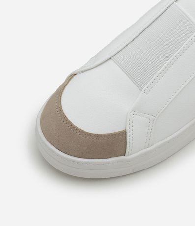 Championes Slip On en PU con Recortes y Elástico para Calce 4