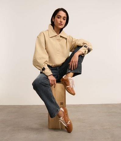 Championes Chuteira con Textura Crocco y Recortes 7