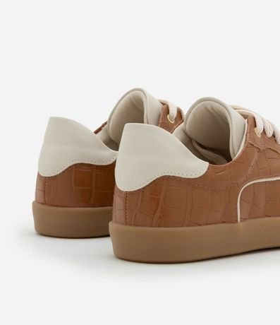 Championes Chuteira con Textura Crocco y Recortes 6