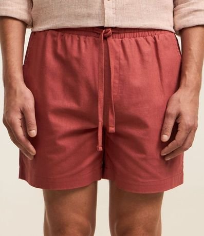 Bermuda en Algodón con Cintura Elástica y Bolsillos 2