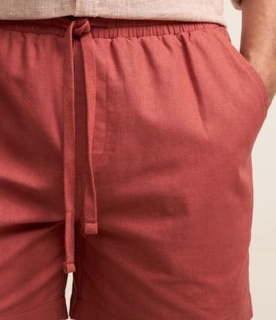 Bermuda en Algodón con Cintura Elástica y Bolsillos 3