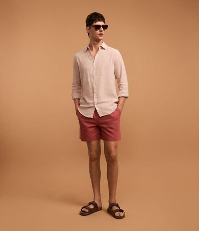 Bermuda en Algodón con Cintura Elástica y Bolsillos 4