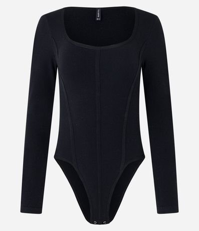 Body en Poliamida Seamless y Escote Cuadrado 4