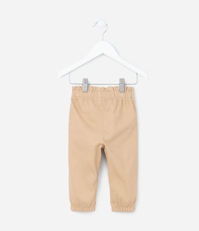 Pantalón Infantil en Terciopelo con Moña en la Cintura - Talle 3 a 18 meses 2