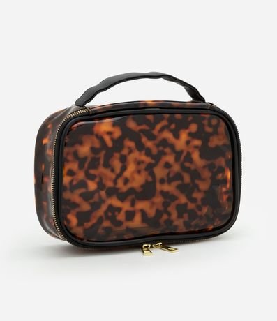Neceser Rectangular Grande con Estampa Tortuga