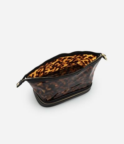 Neceser Trapecio con Animal Print Tortuga 4