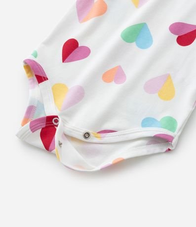 Body Infantil con Estampa Corazones - Talle 0 a 24 meses 4