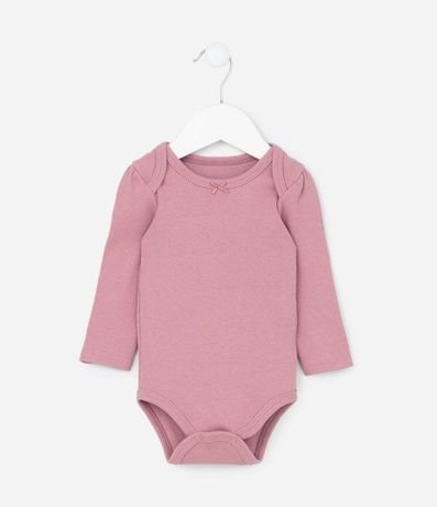 Body Infantil Canelado Básico - Talle RN a 18 meses