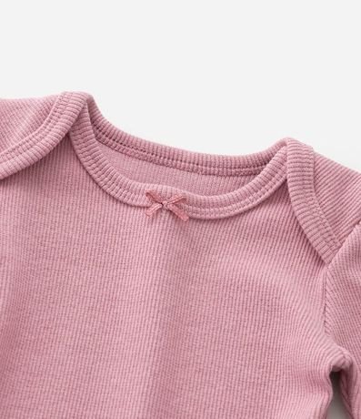 Body Infantil Canelado Básico - Talle RN a 18 meses 6