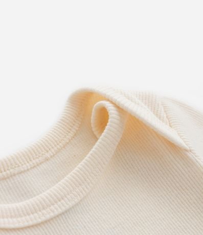 Body Infantil Básico con Textura Acanalada - Talle RN a 18 meses 4