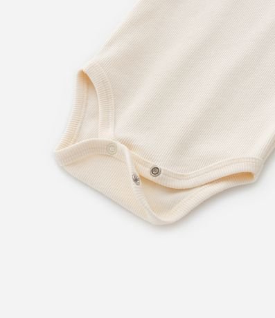 Body Infantil Básico con Textura Acanalada - Talle RN a 18 meses 5