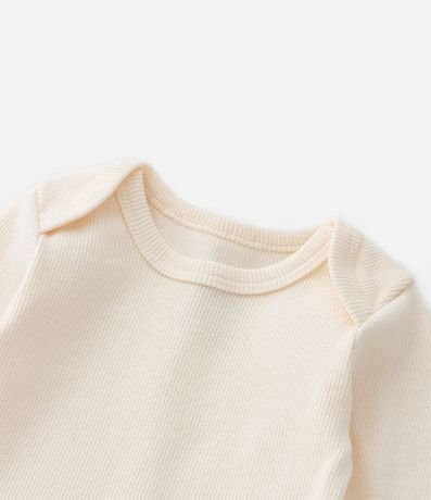 Body Infantil Básico con Textura Acanalada - Talle RN a 18 meses 6