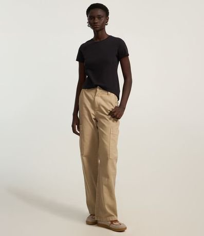 Blusa en Algodón Spandex con Manga Corta 2