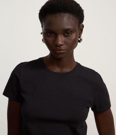 Blusa en Algodón Spandex con Manga Corta 3