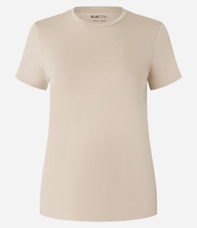 Blusa en Algodón Spandex con Manga Corta 4