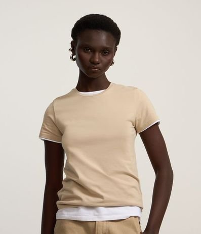 Blusa en Algodón Spandex con Manga Corta 1