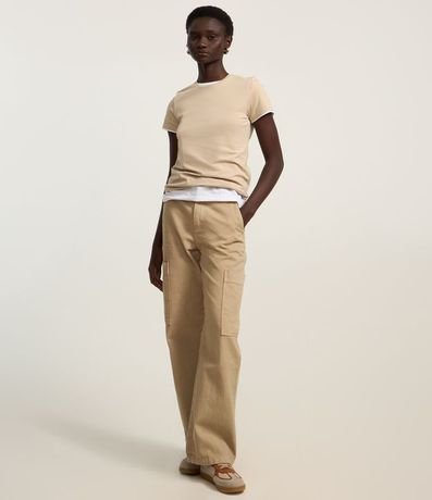 Blusa en Algodón Spandex con Manga Corta 2