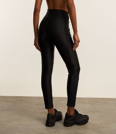 Pantalón Legging Deportiva en Microfibra con Recorte Texturizado 5