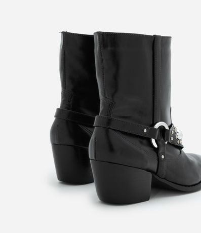 Bota Western en PU con Detalles de Tachitas 4