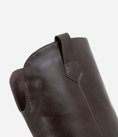 Bota Western en PU con Detalles Pespuntados 5