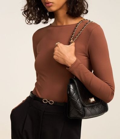 Body Texturizado en Microfibra con Tiras Torcidas en la Espalda 5