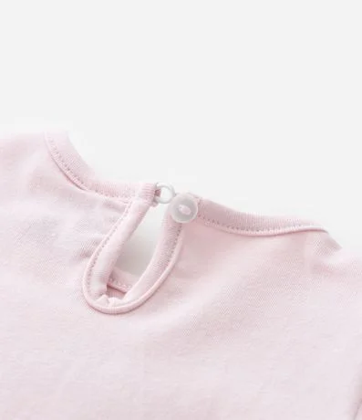 Body Infantil con Estampa Interactiva Cogumelo - Tam  0 a 18 meses 4