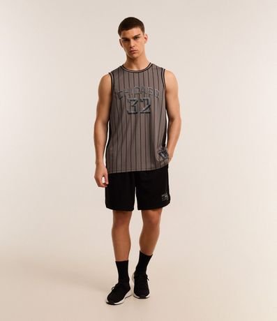 Musculosa Deportiva de Baloncesto con Tecnologia Dry y Estampa Lettering Chicago New 3