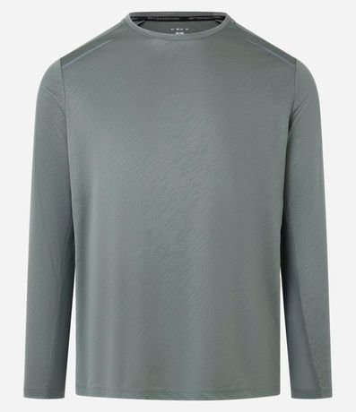Remera Deportiva Dry Fit con Estampa Rayada