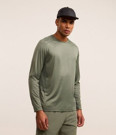 Remera Deportiva Dry Fit con Estampa Rayada