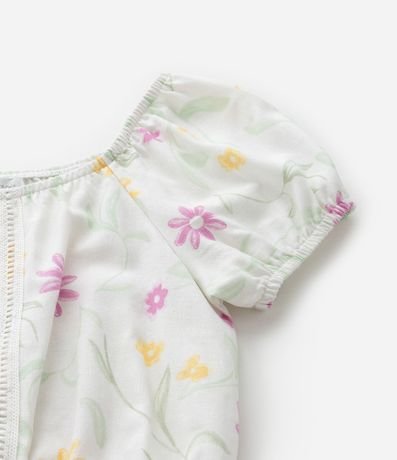 Blusa Cropped Infantil con Estampa Floral - Talle 5 a 14 años 5