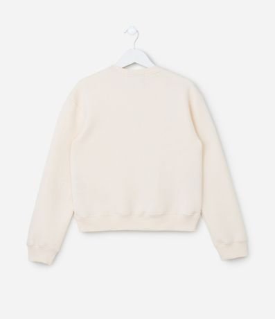 Saco Infantil en Algodón con Estampa Croissant - Talle 5 a 14 Años 2