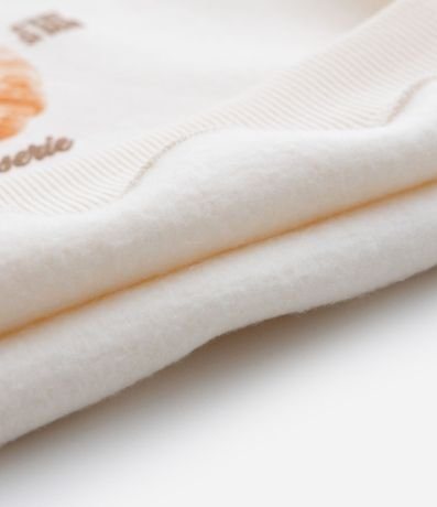 Saco Infantil en Algodón con Estampa Croissant - Talle 5 a 14 Años 4