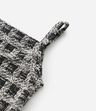 Vestido Infantil en Tweed con Superposición - Talle 5 a 14 años 8