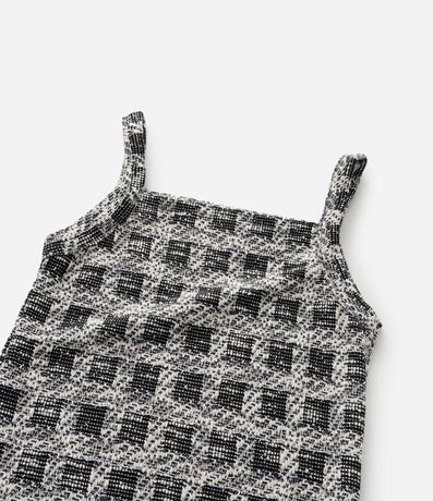 Vestido Infantil en Tweed con Superposición - Talle 5 a 14 años 9