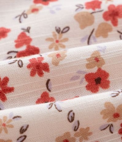 Pollera Infantil con Encaje y Estampa Floral - Talle 5 a 14 años 4