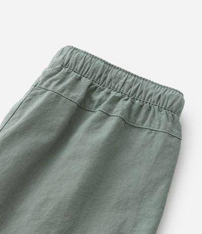 Bermuda Infantil en Algodón y Lino con Cintura Elástica - Talle 5 a 14 años 4
