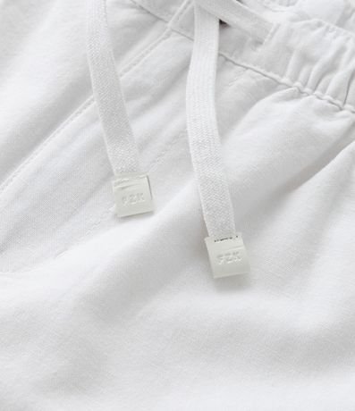 Bermuda Infantil en Algodón y Lino con Cintura Elástica - Talle 5 a 14 años 5