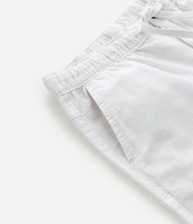 Bermuda Infantil en Algodón y Lino con Cintura Elástica - Talle 5 a 14 años 6