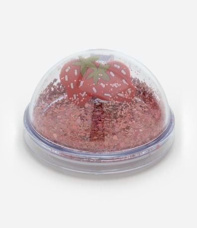 Vaso Sundae en Plástico con Estampa de Frutillas y Pajita 450 ml 3