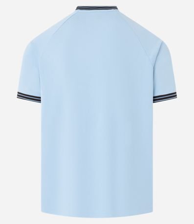 Remera Deportiva Comfort en Rib con Estampa Localizada y Tecnologia Dry 10