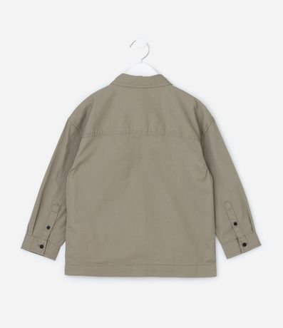 Camisa Infantil en Sarga con Bolsillos - Talle 5 a 14 años 2