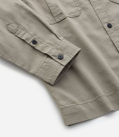 Camisa Infantil en Sarga con Bolsillos - Talle 5 a 14 años 4